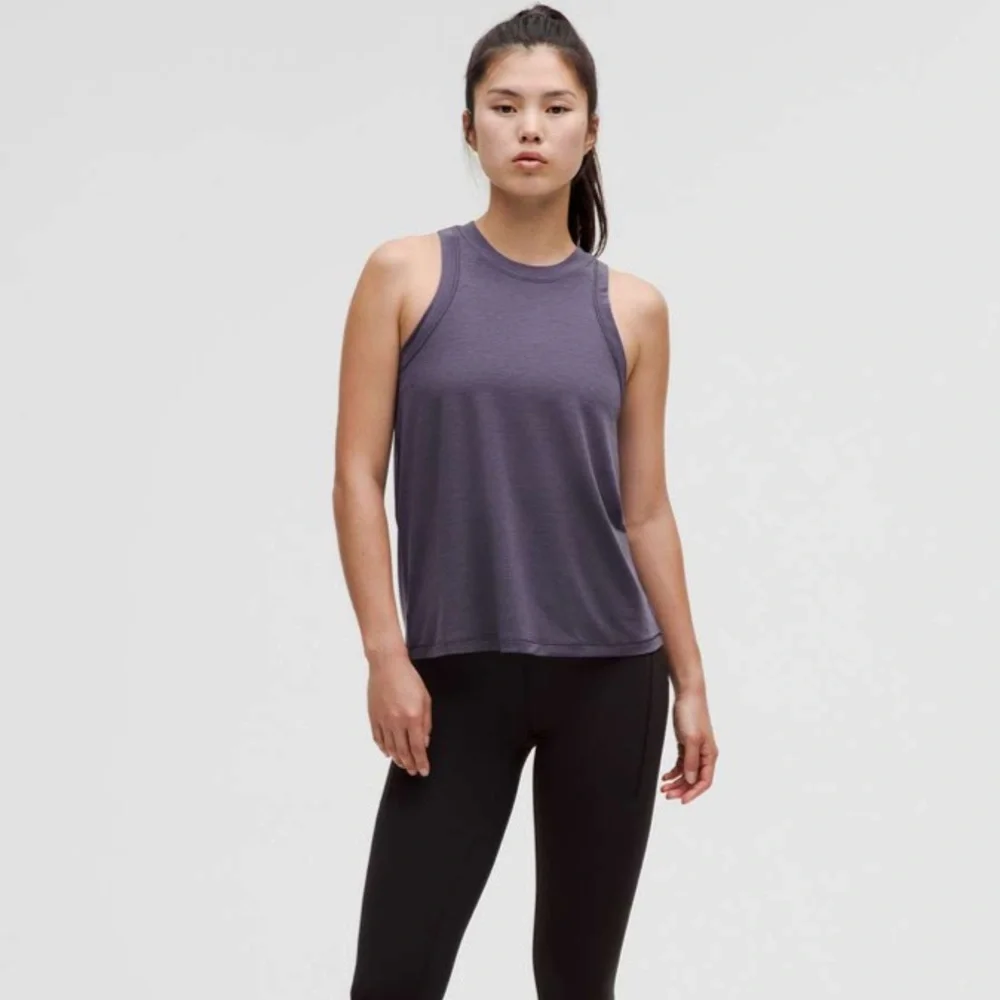 NWT Lululemon Women's Jersey Training Tank Top in Nightfall - size 10 - Picture 2 of 11